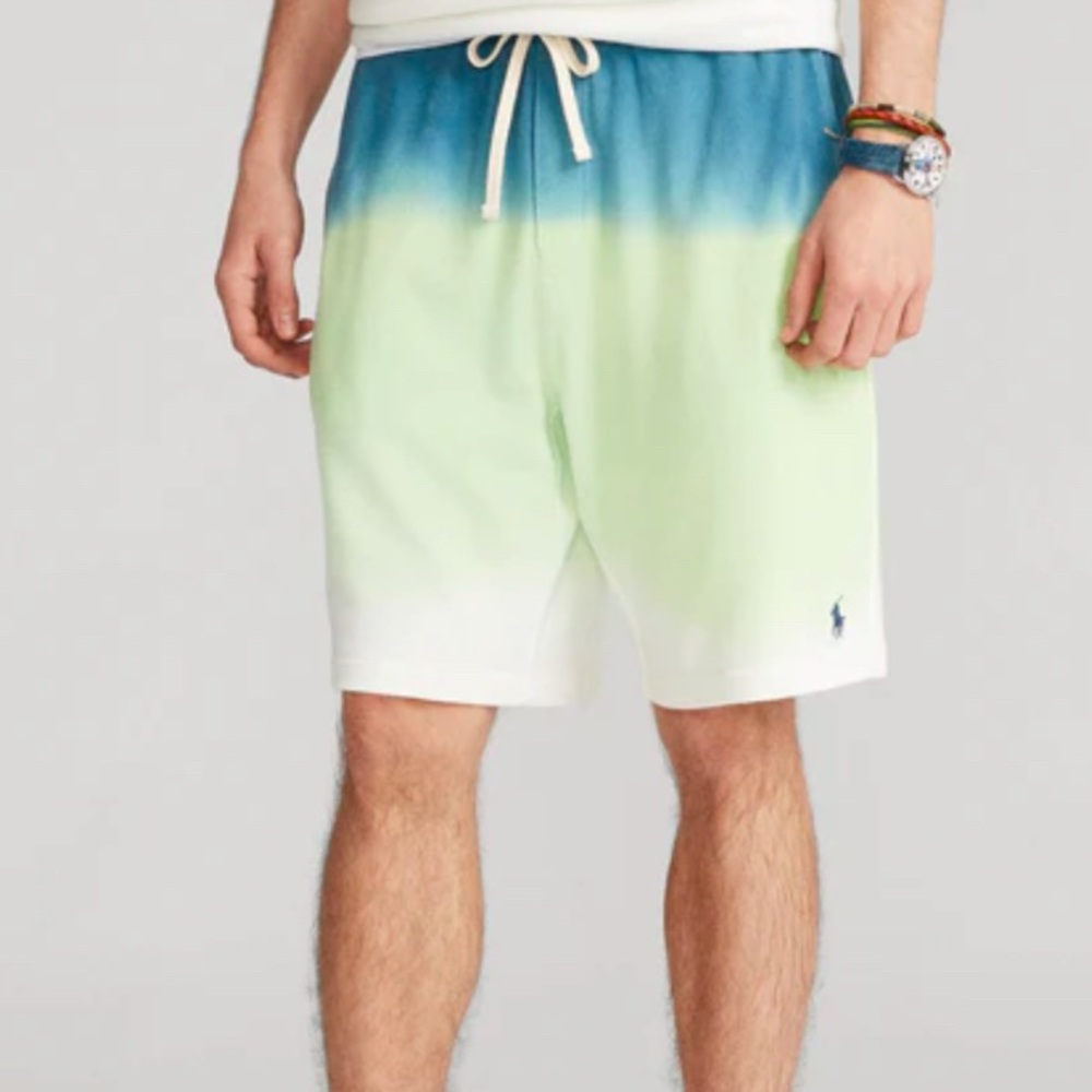 💙 NWT💙 POLO RALPH LAUREN 8-Inch Dip-Dyed Spa Terry Short